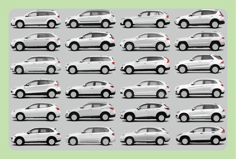 Medicare and Medicaid can look similar, just like these cars.